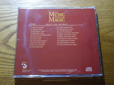 【ディズニーのレアCD】サウンドトラック　「The Music Behind the Magic:TWO（美女と野獣）」アラン・メンケン