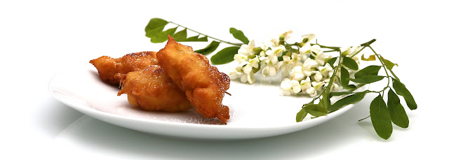 Beignets de fleurs d'acacia