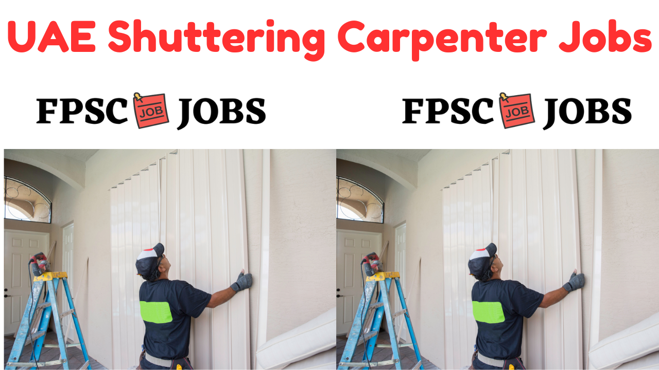 UAE Shuttering Carpenter Jobs