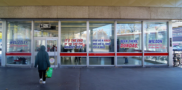 Honest Ed's, Toronto, TTC, Toronto, Subway, Station, Bus, Mirvish, Explore, Hand-painted, Signs, Installation, Memorabilia, Ontario, Canada, The Purple Scarf, MelaniePs