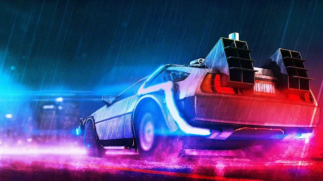 Back To The Future Car wallpaper. Click on the image above to download for HD, Widescreen, Ultra HD desktop monitors, Android, Apple iPhone mobiles, tablets.