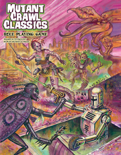 Mutant Crawl Classics RPG rulebook