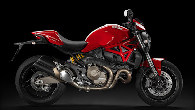 Ducati Monster 821 Red side view HD Picture