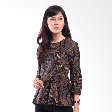 Model Baju  Batik Wanita  Lengan Panjang  Untuk Kerja Batik 