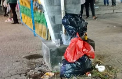 Pengunjung Lampung Fair Keluhkan Sampah