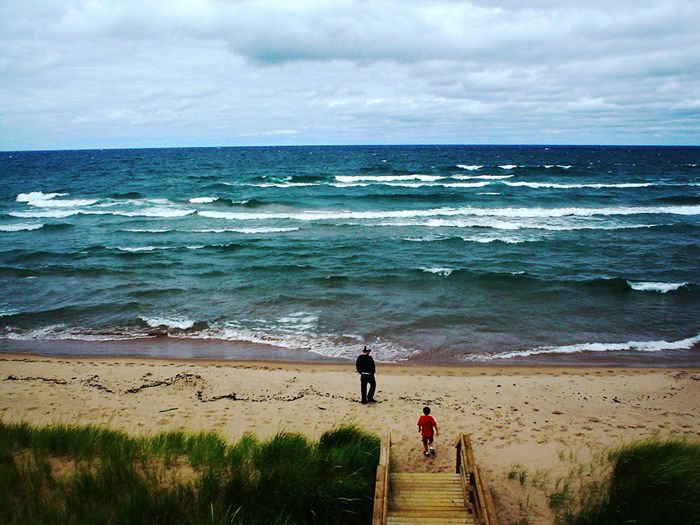 Lake Superior (French: Lac Supérieur) is the largest of the five traditionally demarcated Great Lakes of North America. The lake is bounded by Ontario and Minnesota to the north and west, and Wisconsin and Michigan to the south. It is generally considered the largest freshwater lake in the world by surface area. It is the world's third-largest freshwater lake by volume.