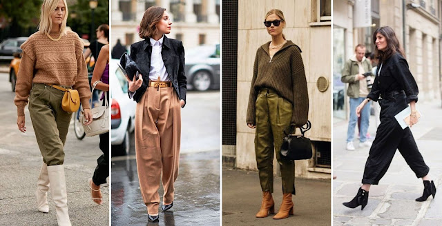 Tendência do Momento: Slouchy Pants - The Leather Jacket Blog