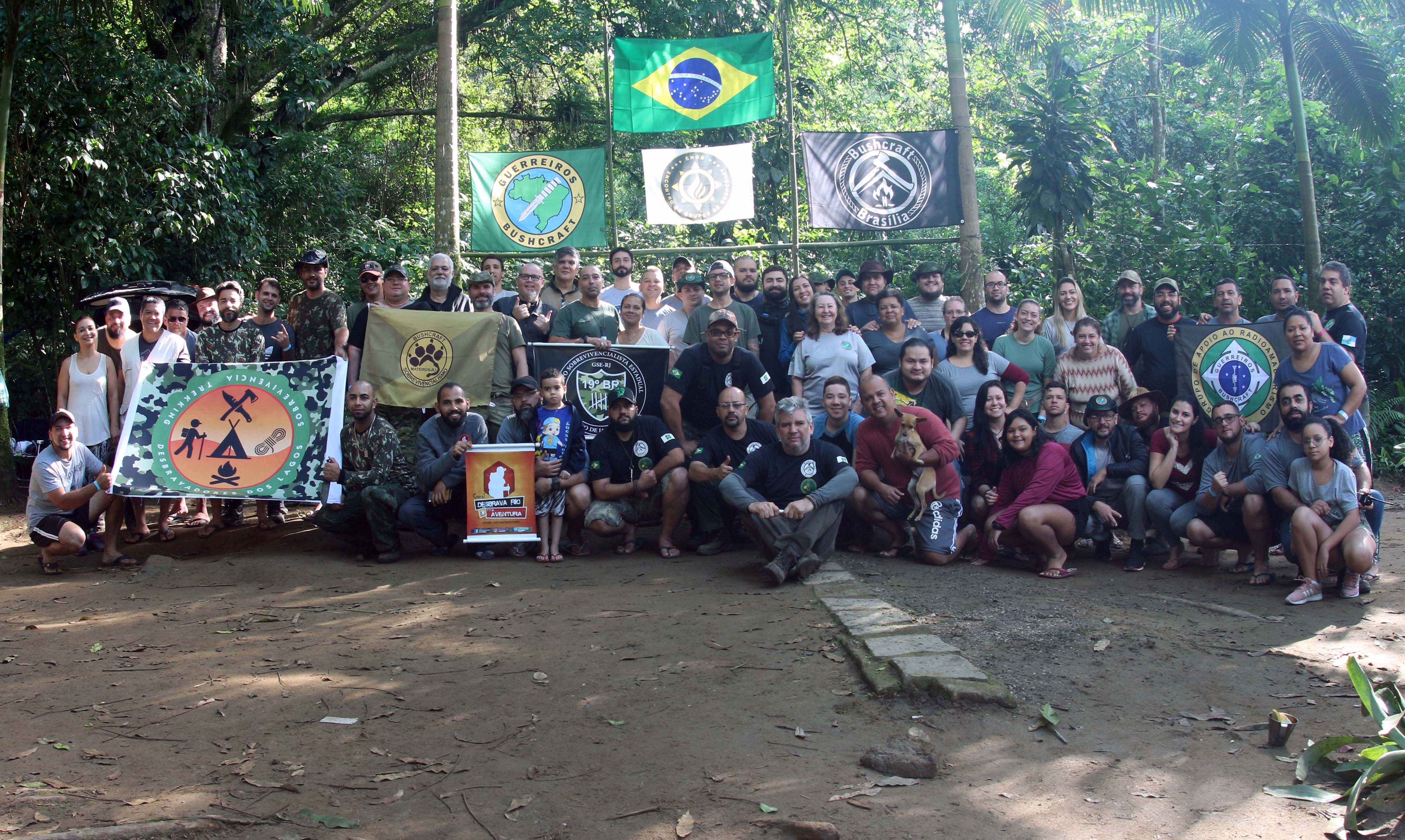 grupo guerreiros bushcraft - bushday brasil