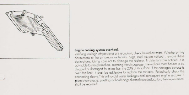 Cagiva Mito 125 cooling system