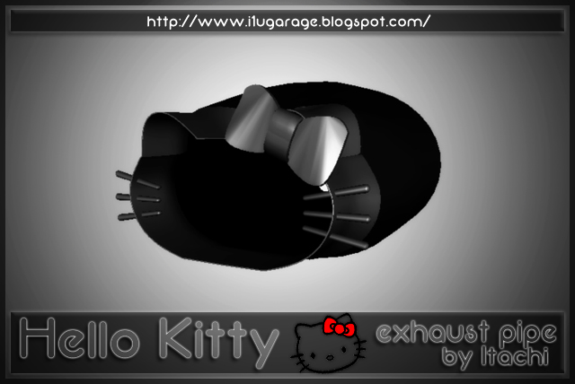 Hello Kitty Exhaust Pipe. RarPass: hellokitty