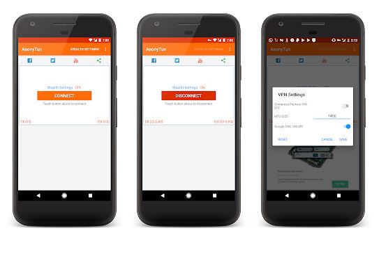Download Latest AnonyTun VPN 12.3 For Android