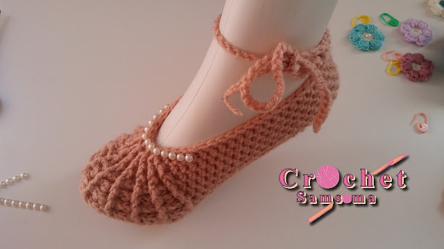 كروشيه حذاء . كروشيه حذاء باليرينا . كروشيه حذاء سليبر   .   كروشيه حذاء سليبر بأى مقاس // Crochet Ballet Slippers Tutorial for any size  .  crochet shoes .  .  How to Crochet Slipper .  . Crochet Ballet Slippers Tutorial . .  كروشيه شراب . باليرينا كروشيه نسائي . كروشيه لكلوك .   . كروشيه سليبر نسائي . كروشية سليبر نسائي لأي مقاس .  . Crochet Slipper women . 