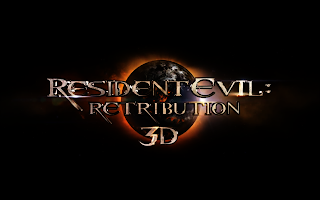 Resident Evil Retribution 3D Logo Title HD Wallpaper