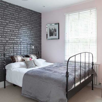 motif wallpaper kamar tidur terbaru