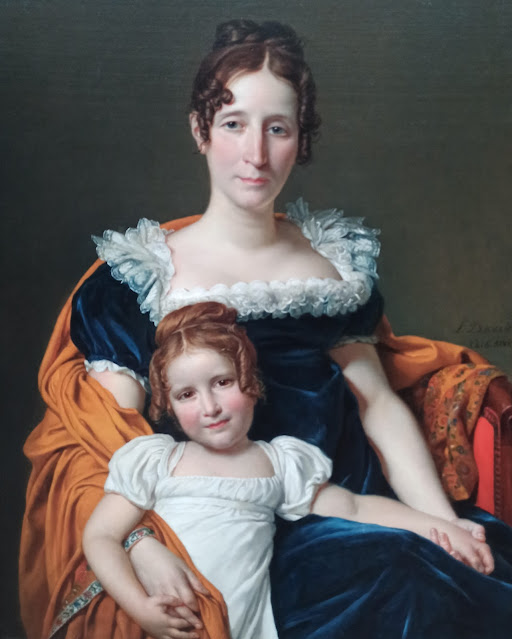 Portrait of the Comtesse Vilain XIIII and her Daughter by Jacques-Louis David
