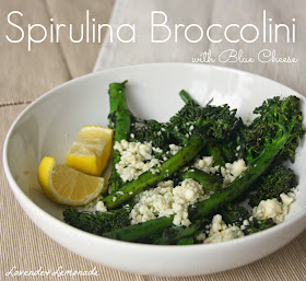 Spirulina Broccolini: Recipe for Breast Cancer Awareness & Prevention Month