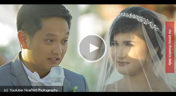 Watch: Camille Prats and husbdand VJ Yambao's wedding video