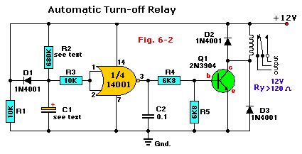 Automatic Turn Off Relay 