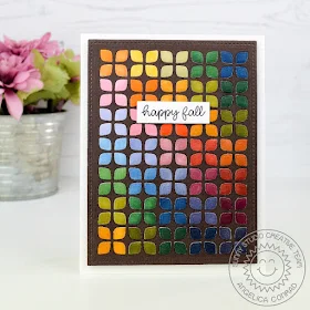 Sunny Studio Stamps: Frilly Frames Dies Woodsy Autumn Fall Themed Card by Angelica Conrad