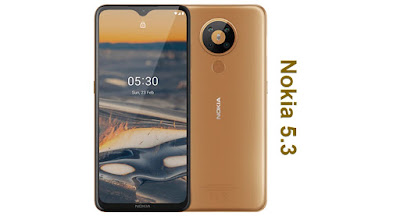 مواصفات جوال نوكيا Nokia 5.3 نوكيا Nokia 5.3 الإصدار : TA-1234, TA-1223, TA-1227, TA-1229  مواصفات نوكيا  Nokia 5.3  سعر موبايل نوكيا Nokia 5.3 - هاتف/جوال/تليفون Nokia 5.3 