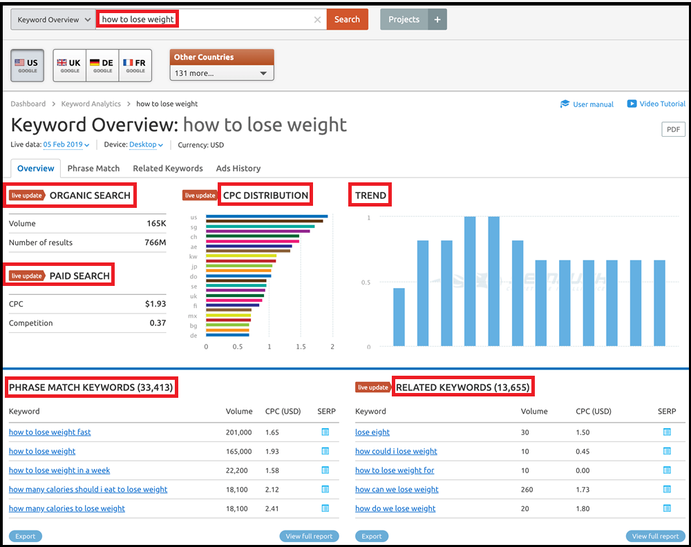 Keyword Analyzer Tool