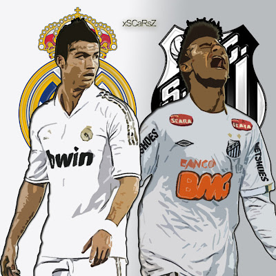 Ronaldowallpaper on Cristiano Ronaldo Vs Neymar Da Silva 2012   Berita Bola   Prediksi