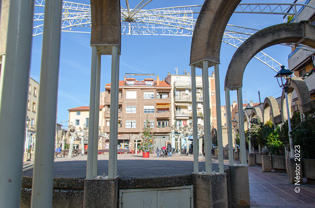 Entrena. La Rioja. Plaza del Coso