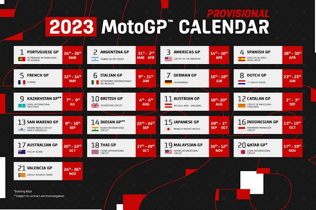 Argentina MotoGP Schedule 2023