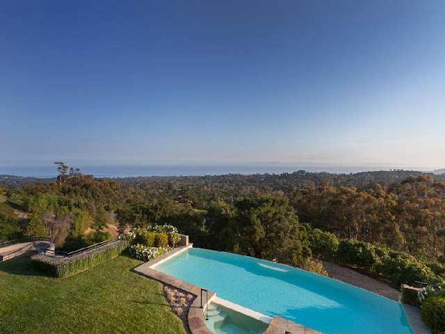 Photo of ocean view as seen from the pool area