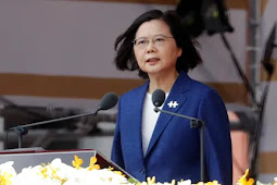 Tsai Ing-wen Kecam Latihan Militer Skala Besar yang Dilakukan China di Perairan Taiwan
