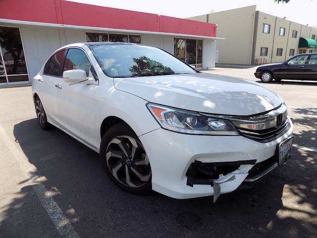 2017 Honda Accord- Prior to repairs done at Almost Everything Autobody