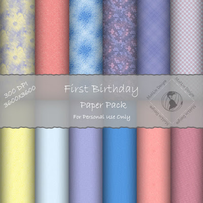 http://madlindesigns.blogspot.com/2009/07/freebie-first-birthday-paper-pack.html