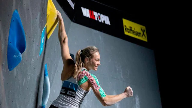 Janja Garnbret é uma das favoritas ao ouro na escalada esportiva em Tóquio 2020