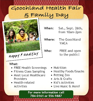 family health fair. Goochland Health Fair amp; Family