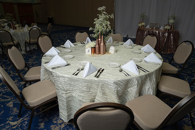 Wedding Reception Details Port Saint Lucie Civic Center Wedding Photos by Stuart Wedding Photographer Heather Houghton Photography