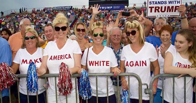 White trump crowd, trump fans, white power, white nationalist, nationalism