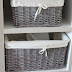 Bathroom Latest: baskets, vanity and fabrics