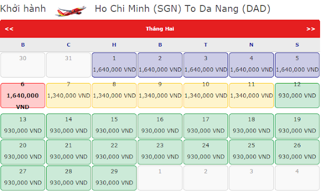 Vietjet giảm giá vé máy bay tết 2016 đi Đà Nẵng