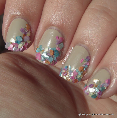 glitterobsession: sea shells nail art