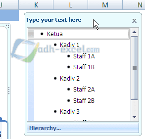 adh-excel.com Text Pane SmartArt