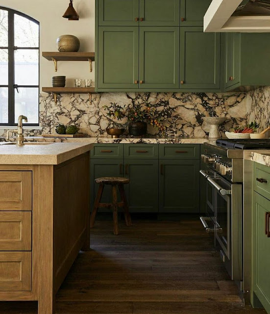 Green kitchen ideas