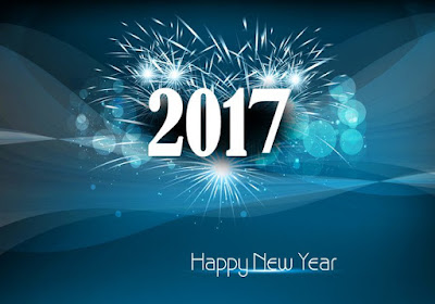Happy new year 2017 greeting cards
