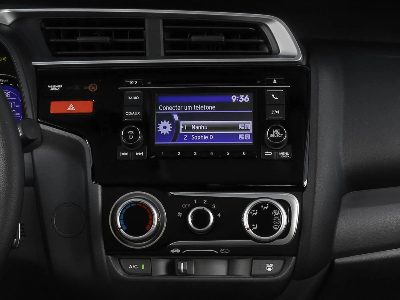 Novo Honda Fit 2015 - sistema multimídia