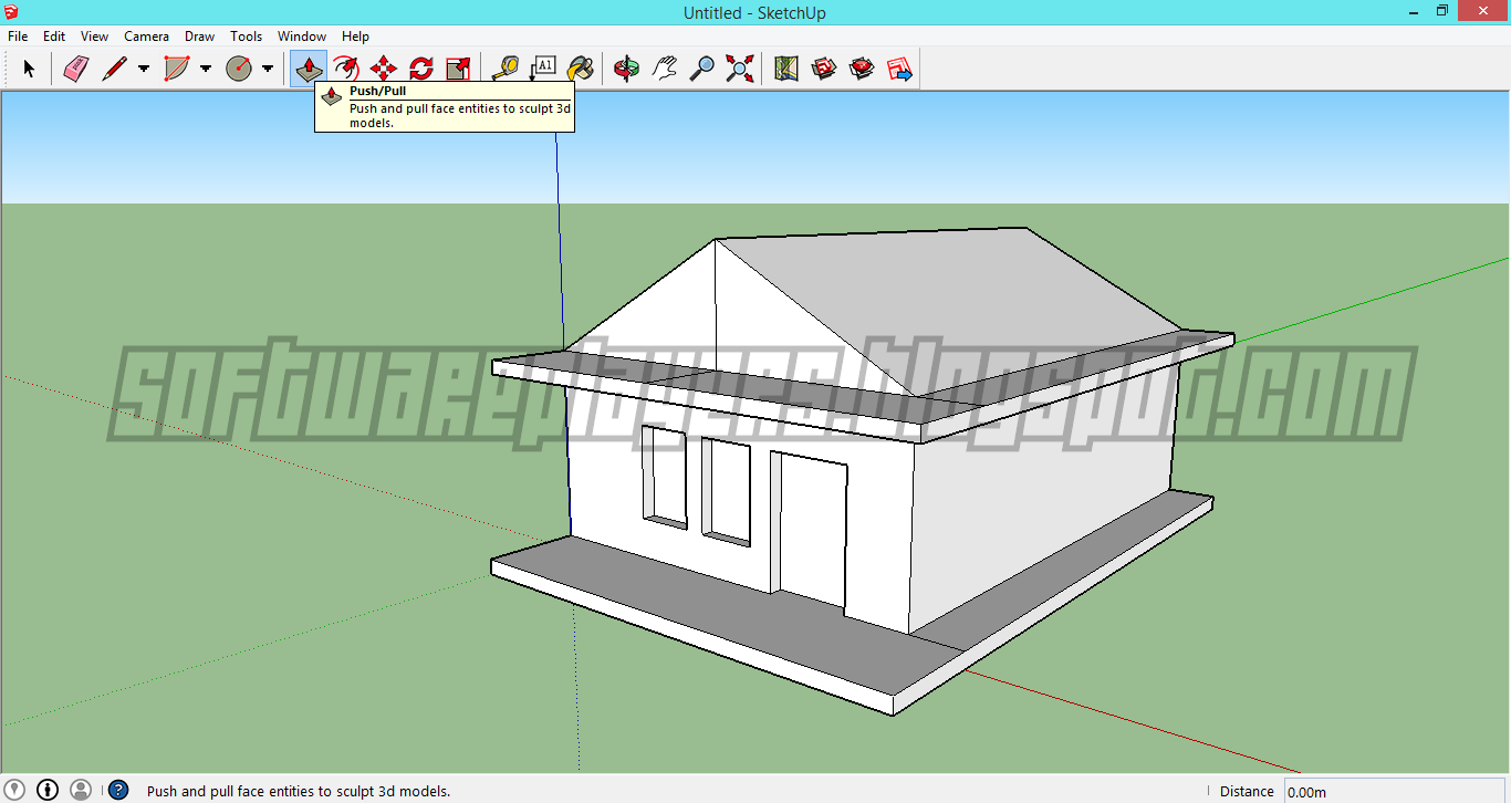 Langkah Dasar Membuat Rumah Pada Google SketchUp 