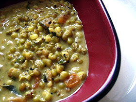 Spicy Mung Bean Soup with Coconut Milk