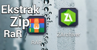 Cara Membuka atau Ekstrak file Zip dan Rar di Android