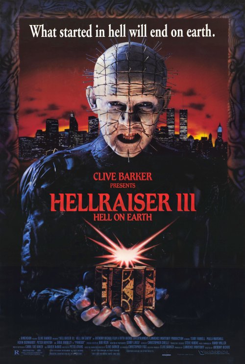 Hellraiser 3 movie poster