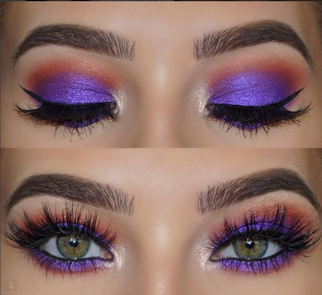 #purpleeyemakeuplook