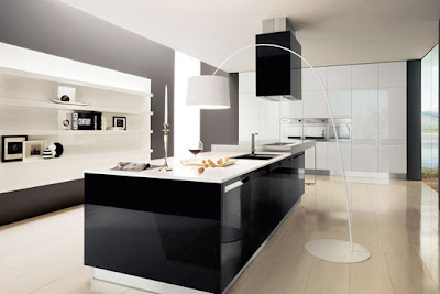 Kitchen Designs 2011 on Black And White Modern Italian Contemporary Kitchen Design Trend 2011