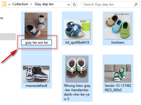 Hướng dẫn đổi tên ảnh hàng loạt